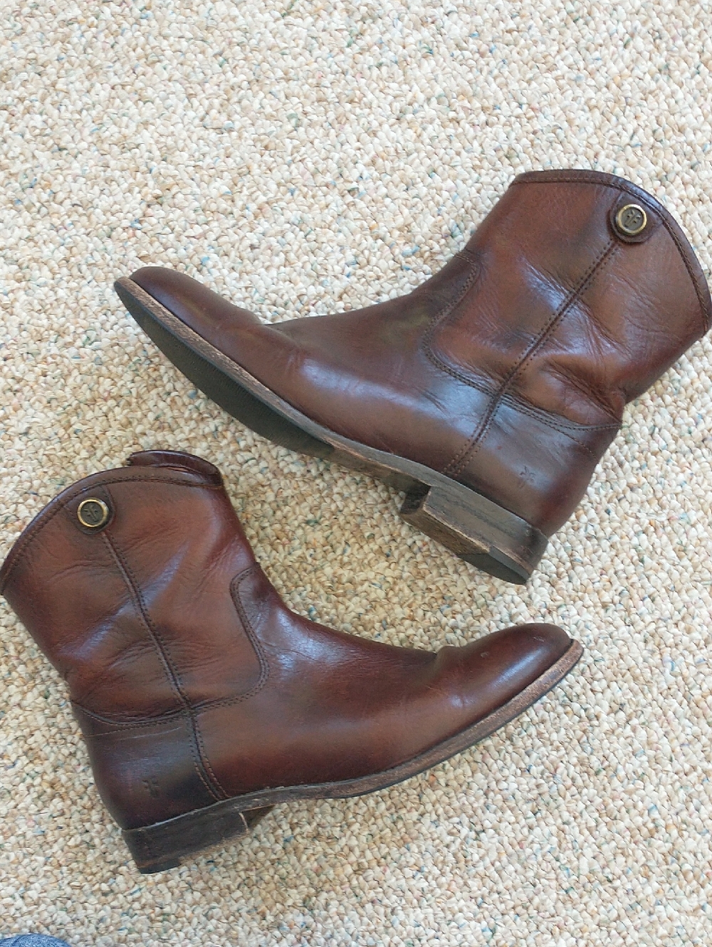 Frye Short Calf Length Western Boots Size 8 - Picture 7 of 10